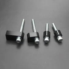 Black Pingel Driver Floorboard Extenders Relocation Bracket For Harley Touring