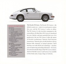 PORSCHE 911 964 2 944 S2 928 GT S4 Prospekt Brochure USA 1990 1991 P