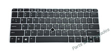 NEW HP Elitebook 725 820 G3 G4 US Backlit Silver Keyboard  Pointer 815391-001