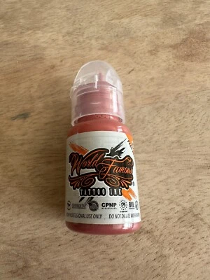 World Famous Ink Tattoo Ink Pigment Prince Albert Pink Half Oz 15ml Exp 1/26