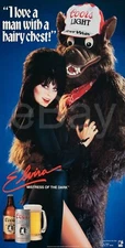 COORS LIGHT / ELVIRA 1986 18 x 36 Commercial Store Poster Reprint