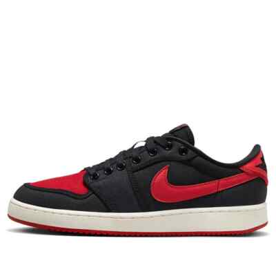 Nike Air Jordan 1 AJKO Low Sneaker Herren Schwarz Rot NEU OVP