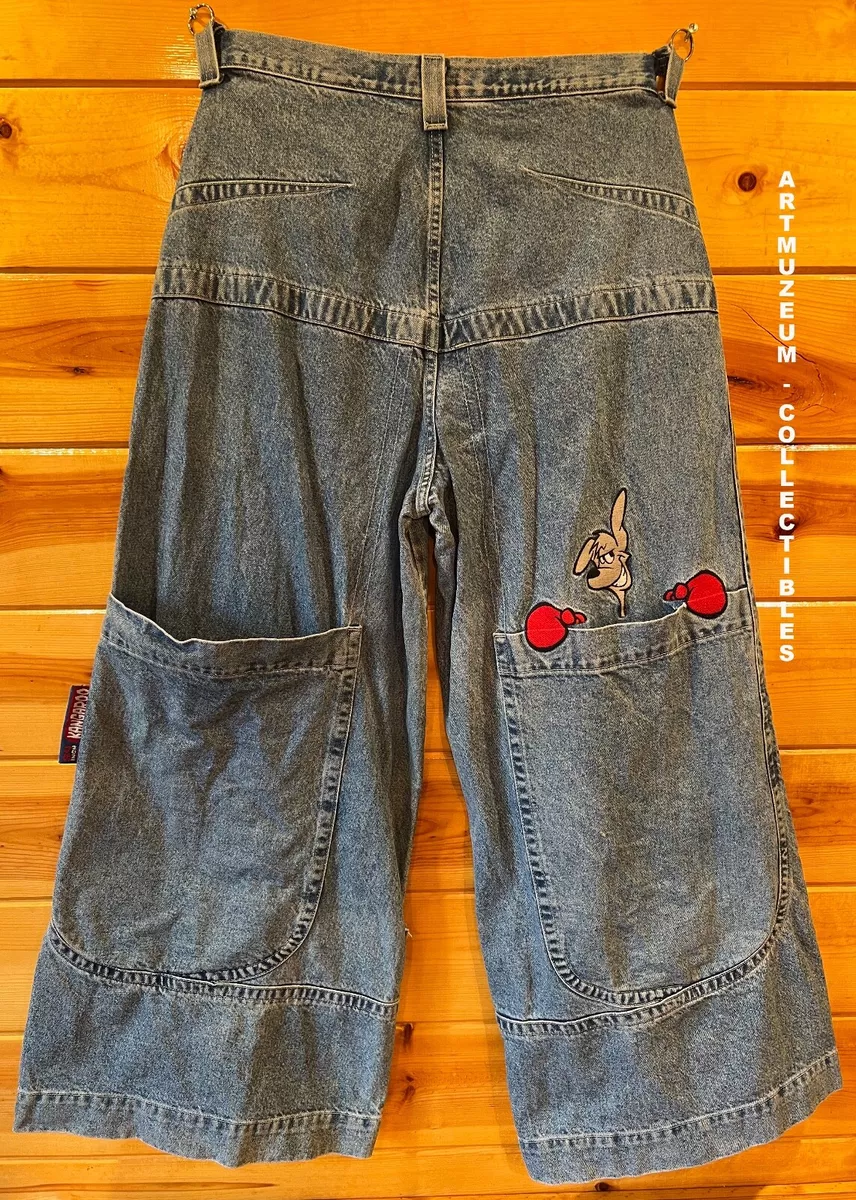 Vintage Original JNCO Kangaroo Wide Leg Jeans 34W x 32L 90\'s Endangered  Species | eBay