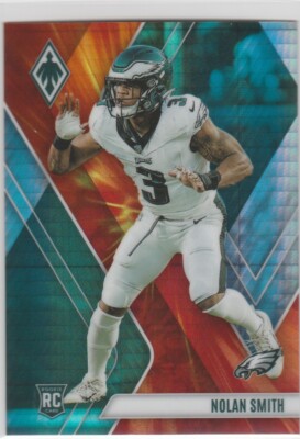2023 Panini Phoenix Nolan Smith #155 Philadelphia Eagles Fire Burst 202/340 RC