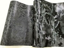 Camouflage Camo Ghost Shadow Black Silver Gray Vinyl Car Wrap Decal Film Roll