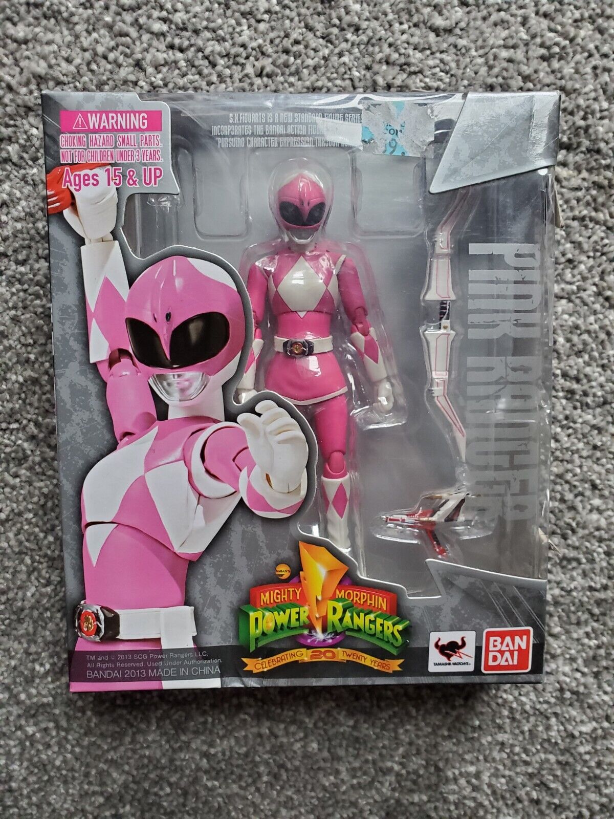 SH Figuarts Mighty Morphin Power Rangers Pink Ranger Figure CIB