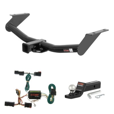 CURT Trailer Hitch, Wiring & 1 7/8" Ball Mount w/ 2" Drop for 02-07