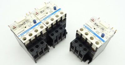3x motor protection relay Telemecanique LR2K0306 overload relay 0.8...1.2A 1S+1Ö