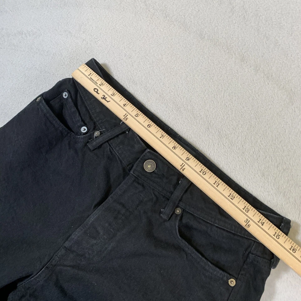 Jack&Jones Corto Para Hombre Talla Pequeña Negro Suelto/Modelo Chris Denim tiro Medio 30x8 Foto 3 de 4