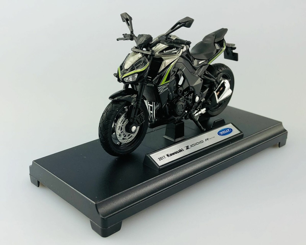 2017 KAWASAKI Z1000 R WELLY scala 1:18 , moto motocicletta