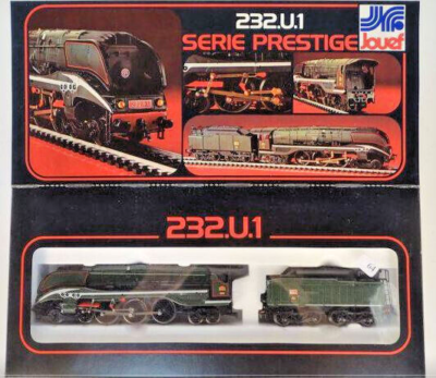 Kit Locomotive à Vapeur DJH/Jouef HO 232 R SNCF - Réf E142 - Non Assemblé - Rare