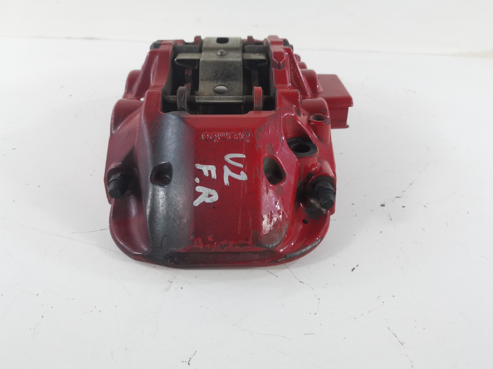 14 MASERATI GRANTURISMO FRONT BREMBO RED BRAKE CALIPER SET OEM