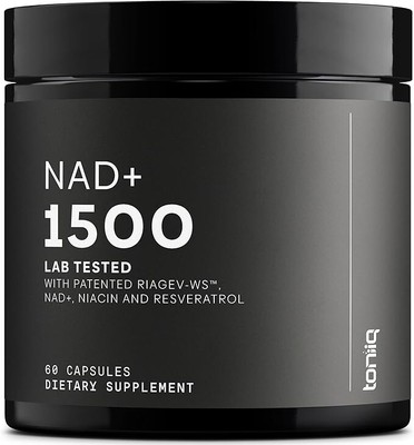 NAD+ supplement for anti-aging energy focus & nicotinamide riboside resveratrol