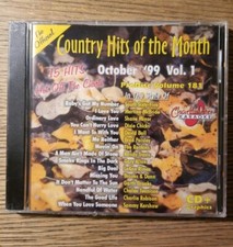 Country Hits of the Month October '99 Vol. 1 Karaoke CD