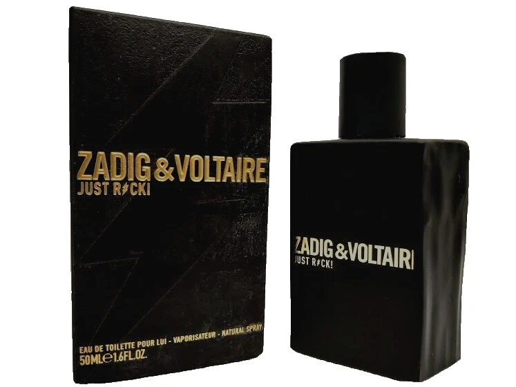 ❤️JUST ROCK! FOR HIM, Zadig & Voltaire, Eau de Toilette ,1.7oz  50ml,discontinued