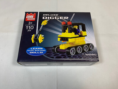 Cool Builders Deluxe Digger Construction Vehicle Learn Basic Building Skills