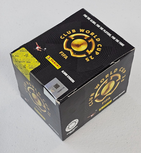 FIFA Club World Cup 2025 Panini 50 Pack Sticker Box - Brand New Sealed