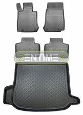 Z330508 SET Kofferraumwanne Gummifußmatten für Mercedes GLC-Klasse 4Matic Allrad