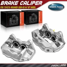 Pair Front Brake Calipers for Toyota Tacoma 2004 4Runner 1996-2002 w/ 16" wheel