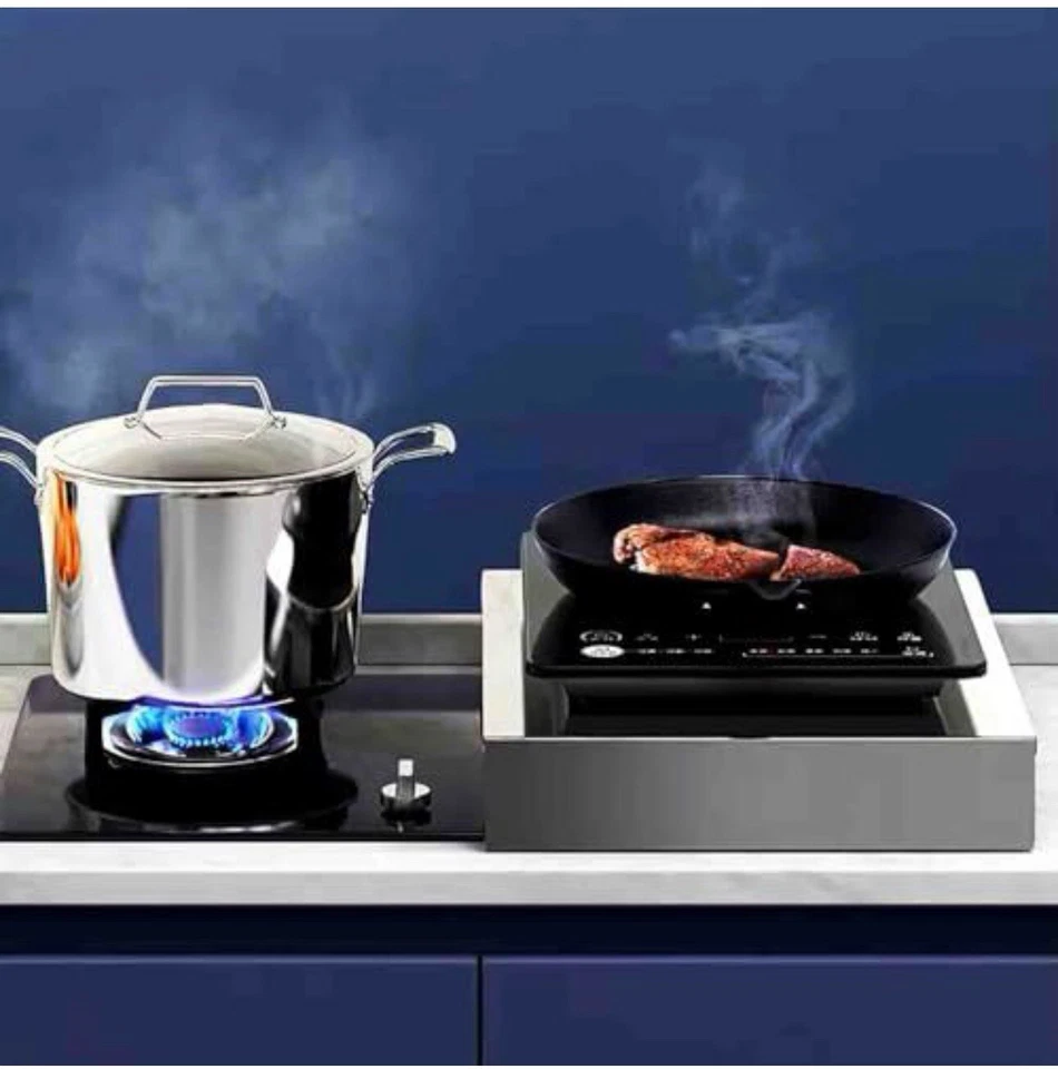 HJJKKH Gas Stove Top Cover Burner Top Stainless Steel Surface Protector 23”x13” - Image 4 of 4