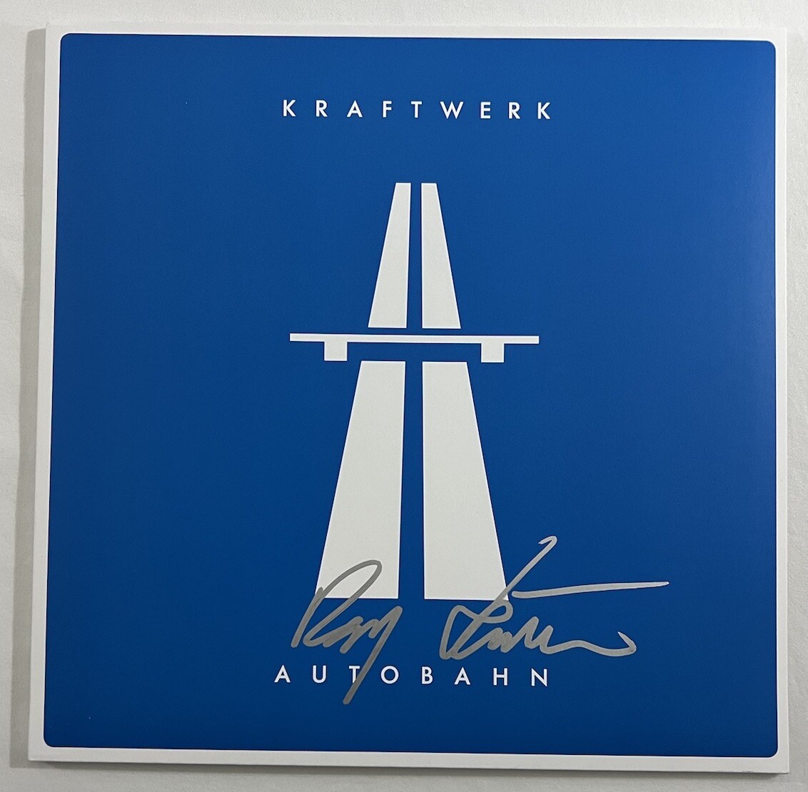 RALF HUTTER SIGNED KRAFTWERK AUTOBAHN ALBUM VINYL AUTHENTIC