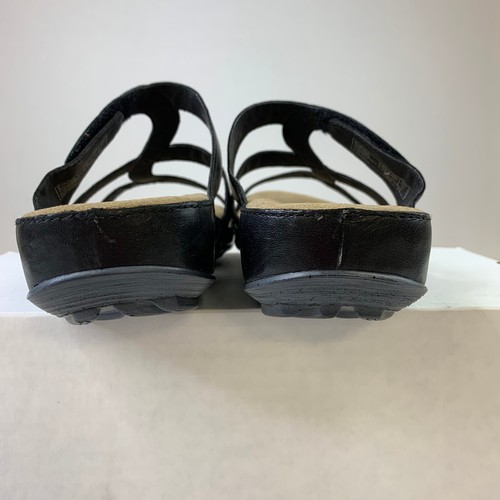 Romika sandalo donna slide nero pelle taglio slip-on scarpa aperta taglia 6,5/37 - Foto 10 di 11