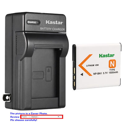 NP-BN1 BC-CSN Battery or Wall Charger for Sony Cyber-shot DSC-TX9 W310 W320 W330