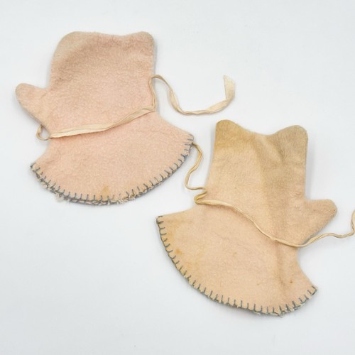 Vintage Homemade Children’s Mittens Embroidered Cats Kitschy - Picture 4 of 6