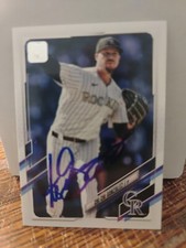 Chi Chi Gonzalez Autographed 2021 Topps Signed Baseball Card #US25 Rockies