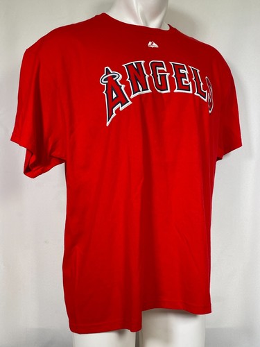 Albert Pujols #5 Los Angeles Angels MLB Majestic Red Jersey T-Shirt Men's XL NWT - Picture 12 of 16