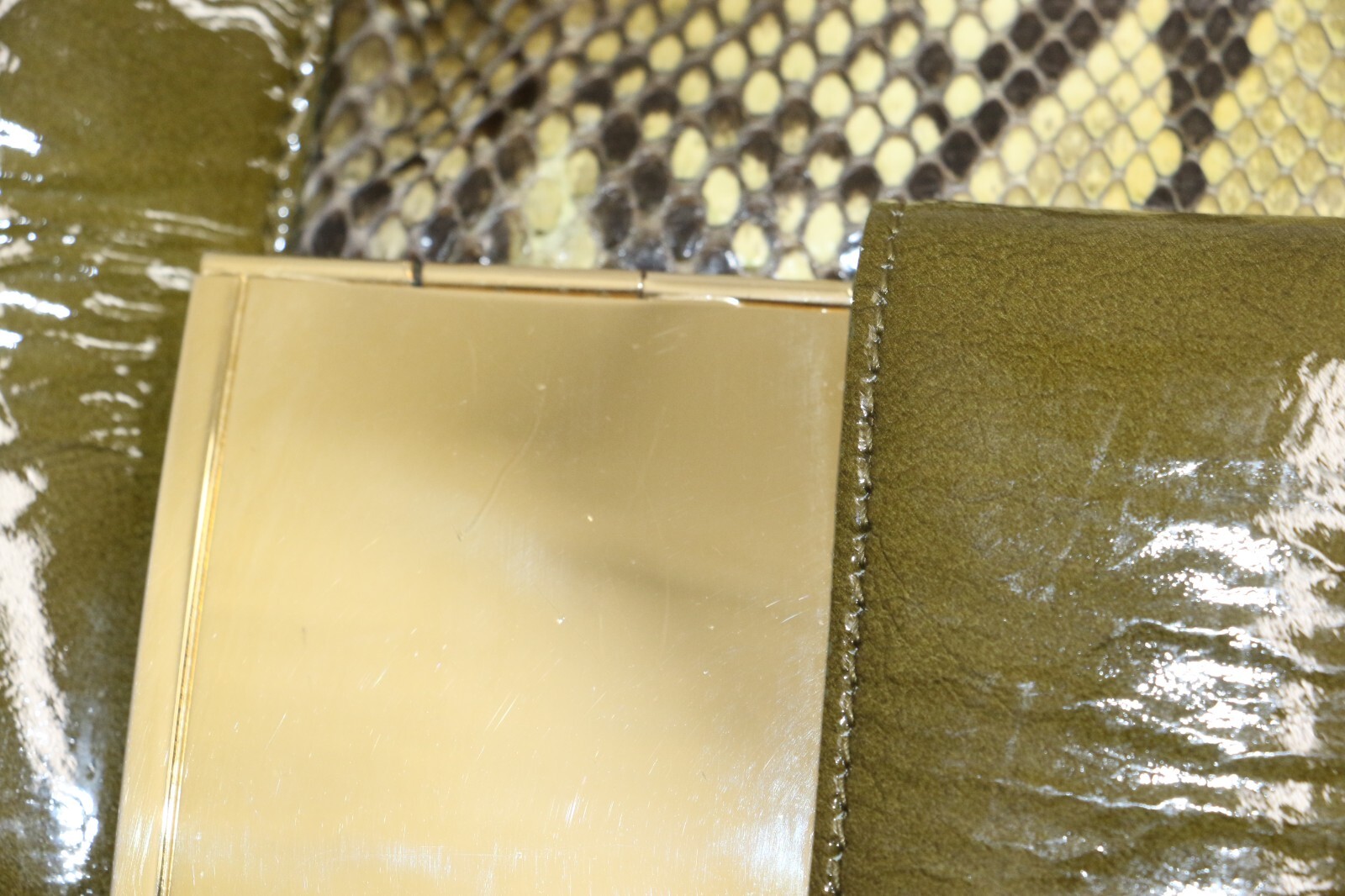 Michael Kors Python Snakeskin Handbag - Yellow - image 6