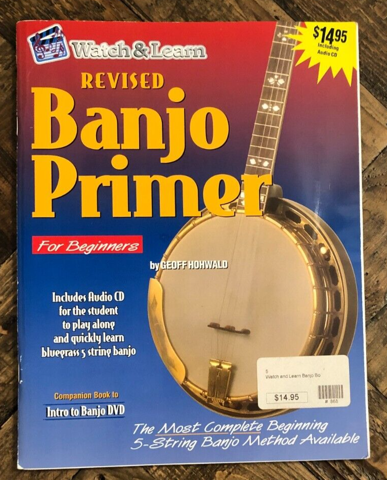Banjo Primer (Book & audio CD) for Beginners by Geoff Hohwald Paperback