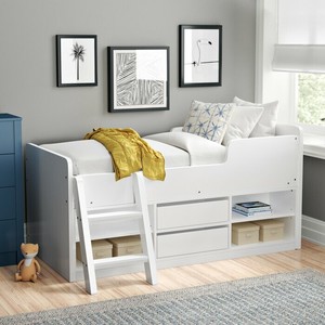 mid sleeper bed white