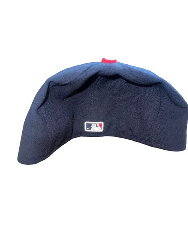 Size 7 MLB ATLANTA BRAVES New Era 59Fifty Fitted Baseball HAT CAP GUC - Picture 3 of 5