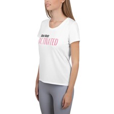 Women's Moisture-Wicking Athletic T-Shirt Short Sleeve Gym  Workout Activewear