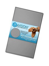 Waterproof Raised Edge BPA Free Silicone Pet Feeding Mat, 23x15 Dis... Fast Ship