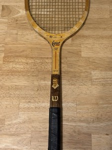 Raquette De Tennis Vintage Wilson Tony Trabert Capri (bois) - Avec Support