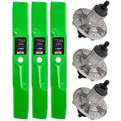 Deck Rebuild Kit Blade Spindle for John Deere LA150 G110 190C 54 inch Cut Deck