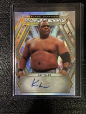 2024 Upper Deck Black Diamond AEW Keith Lee Sparkling Scripts Auto SP