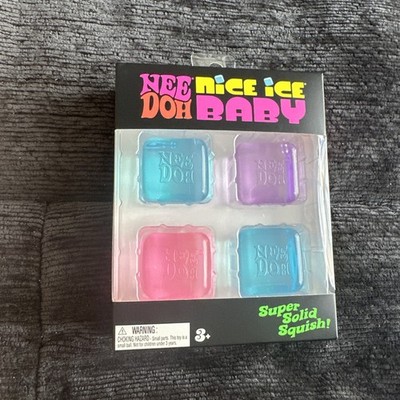 Original Schylling NeeDoh Nice Ice Baby 4er Pack Super Solid Squish NEU versiegelt