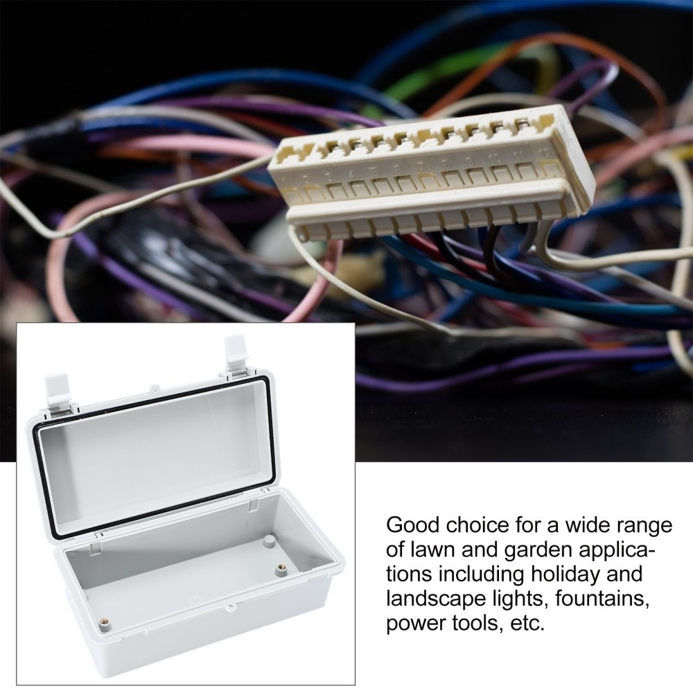 Scatola Di Collegamento Impermeabile Per Esterni - Protezione Per Prese E Cavi Elettrici - Foto 6