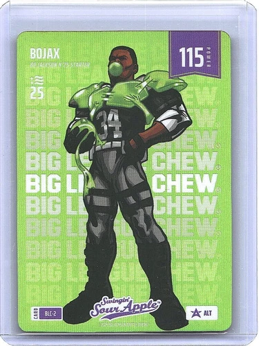 2025 Bo Jackson Battle Arena Bojax Big League Chew Sour Apple Alt #BLC-2