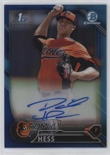 2016 Bowman Chrome Prospects Blue Refractor /150 David Hess #CPA-DH Auto 2t7