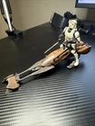 Kenner Power of the Force Star Wars Imperial Speeder Bike w/ Scout Trooper 1995