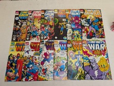 Infinity Gauntlet & War #1 2 3 4 5 6 | Jim Starlin George Perez | Marvel 1991 9