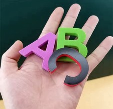 96pcs ABC Magnetic Upper case letters Fun Fridge Stickers, Educational Decor