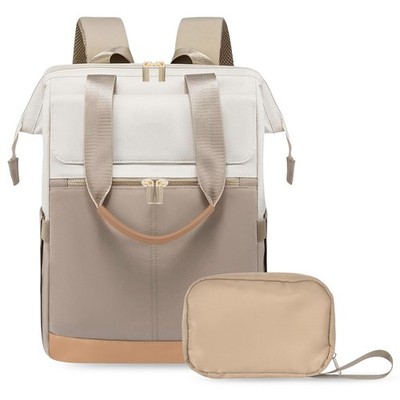 Rucksack Damen 15.6 Zoll Laptop Rucksack Damen Wasserdicht Schulrucksack Lapt...