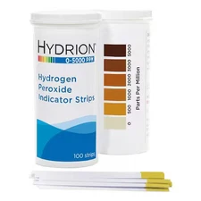 Hydrion Hp-5000 Test, 0-5, 000 Ppm Hydrogen Peroxide, Pk6