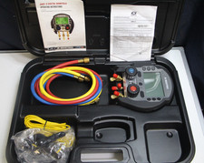 JB INDUSTRIES DMG-5 2 VALVE PREPROGRAMMED WITH 80 + REFRIGERANTS w/ Red/Blue/Ylw