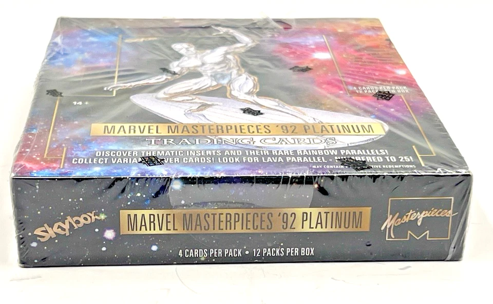 2024 Upper Deck Marvel Masterpieces 92 Platinum Hobby Box (EL1124547) - Image 4 of 4